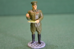 Солдатик оловянный "Генерал-лейтенант в походной форме". Деагостини. Deagostini.
