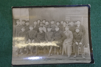 Фотография старинная групповая. Сотрудники НКВД. СССР. 1935 год.