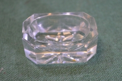 Солонка старинная миниатюрная. Стекло. Хрусталь. Царская Россия. До 1917 года. #2