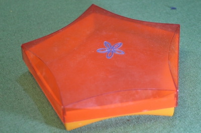 Шкатулка "Звезда". Карболит. Пластмасса. СССР.