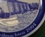 Тарелка настенная "2004 год". Серия Памятники Северная Фрисландия. Фарфор, Dawartz. Millhouse Дания.