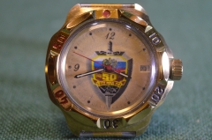 Часы наручные "8 Главное Управление МВД РФ, 50 лет". Механические, мужские. 1998 год. В ремонт.