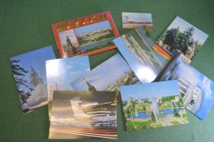 Открытки "Москва, виды города", набор. Moscow. Аэрофлот. Авиация, гражданские авиалинии.