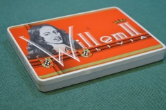 Коробка старинная жестяная от сигар Willem II Livia Holland. Голландия.