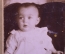 Фотография старинная "Маленький ребенок". Visit Portrait. Фотограф Покрышкин, 1912 год. 