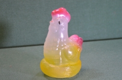 Коробка для Новогоднего подарка "Курица курочка  в гнезде". СССР.