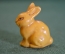 Игрушка фигурка "Заяц зайка". Целлулоид. СССР. 1940е. #1