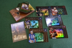 Карточки коллекционные, американский футбол (7 шт). NFL, футболист, спортсмен, спорт. 