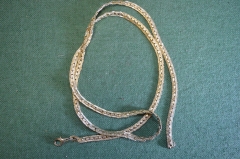 Цепочка серебряная узорная. Серебро 925 пробы. Длина 45 см, вес 25 гр.