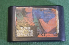 Картридж игра "Two crude dudes". Sega. Игровая приставка Сега. Винтаж.