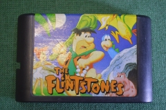 Картридж игра "The Flintstones". Sega. Игровая приставка Сега. Винтаж.