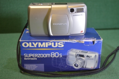 Фотоаппарат пленочный Olympus Superzoom 80s. Коробка. Япония. #U