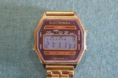 Часы "Электроника, Electronika", с браслетом. Беларусь, СССР. Условно рабочие.
