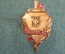 Знак, значок "Московское УВДТ, 75 лет". Тяжелый металл, винт.