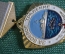Знак, значок "За боевое траление". Корабль, морская мина. ВМФ. СССР.