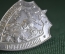 Знак, значок "Старший погранотряда". Серебристый. Пограничник, пограничный отряд. Винт.
