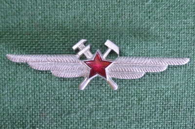 Знак, значок, кокарда "Авиамеханик". Авиация. 