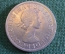 Монета 1/2 кроны 1956 год. Half crown. Елизавета II, Великобритания.