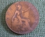 Монета 1 пенни 1912 год. One penny. Георг V, Великобритания.