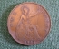 Монета 1 пенни 1935 год. One penny. Георг V, Великобритания. 