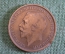 Монета 1 пенни 1912 года. One penny. Георг V, Великобритания.