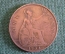 Монета 1 пенни 1934 год. One penny. Георг V, Великобритания.