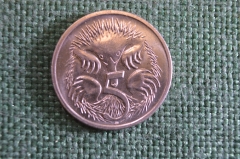 Монета 5 центов 1999 год. Ехидна. Елизавета II, Австралия. 