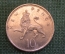 Монета 10 пенсов 1979 года. Ten new pence. Елизавета II, Великобритания.