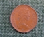 Монета 1/2 пенса 1975 года. New penny. Елизавета II, Великобритания.