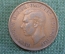 Монета 1 пенни 1947 года. One penny. Георг VI, Великобритания. 