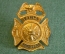Знак, значок "Tampa Fire Dept.". Пожарник. Тампа, Флорида, США. #Z3