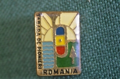 Знак, значок "Tabara de pionieri". Пионерия, Румыния. #Z3