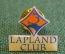 Знак, значок "Lapland Club, Клуб". Олень, Лапландия. Тяжелый металл, цанга. #Z3