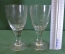 Бокалы стеклянные парные, толстое стекло.
