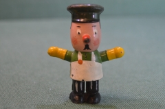 Игрушка фигурка кукла "Дворник". Роспись. СССР.