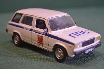 Модель автомобиля машинка. ВАЗ 2104 Милиция Полиция ППС. Autotime. 
