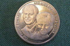 Монета 5 крон 1999 год. Принц Эдвард и мисс Софи. Caicos Islands, Теркс и Кайкос. #2