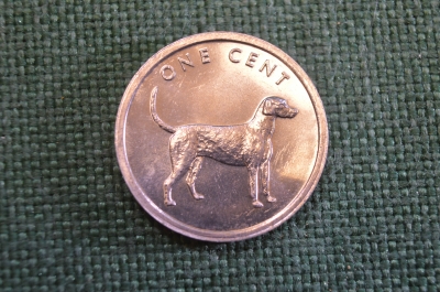 Монета 1 цент 2003 год. Собака. Елизавета II. Cook Isladns, Острова Кука. 