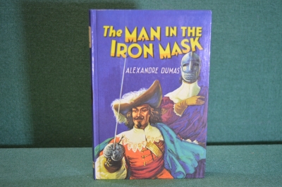 Книга "The Man in the Iron mask. Человек в железной маске". А. Дюма. На английском. Лондон. #K16