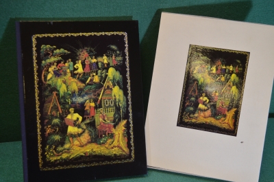 Книга "Палех, Palekh". Искусство древней традиции. Советский художник, Москва, 1984 год. (2) #K15