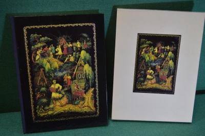 Книга "Палех, Palekh". Искусство древней традиции. Советский художник, Москва, 1984 год. (1) #K15