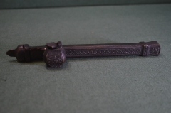 Чернильница дорожная старинная. Металл. Восток. 1929 год.