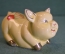 Статуэтка, фигурка "Свинья, свинка". Фарфор. Китай.