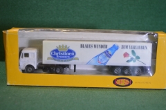 Модель, игрушка. Торговый грузовик, фура. Реклама Christinen Brunnen. Блистер. Китай Германия.