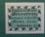 Нотгельд, бона 10 пфеннигов 1921 год. Город Sonneberg, Соннеберг. Ангел с кучей подарков. Германия.