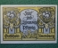 Нотгельд, бона 25 пфеннигов 1921 год. Город Ilsenburg, Ильзенбург. Черепа оленей. Веймар, Германия.