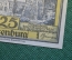 Нотгельд, бона 25 пфеннигов 1921 год. Город Ilsenburg, Ильзенбург. Черепа оленей. Веймар, Германия.