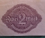  Бона, банкнота 2 марки 1922 год. Веймар, Веймарская Республика. Германия.