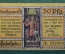 Нотгельд, бона 50 пфеннигов 1921 год, город Finkenburg, Финкенбург. Король Роланд, птицы. Германия.