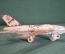 Игрушка жестяная "Самолет Истребитель". Авиация. Жесть. СССР.
